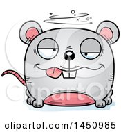 Clipart Graphic Of A Cartoon Drunk Mouse Character Mascot Royalty Free Vector Illustration