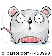Poster, Art Print Of Cartoon Surprised Mouse Character Mascot