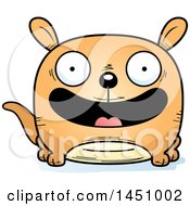 Poster, Art Print Of Cartoon Happy Kangaroo Character Mascot