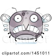 Poster, Art Print Of Cartoon Scared Mosquito Character Mascot