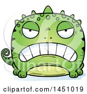 Poster, Art Print Of Cartoon Mad Lizard Character Mascot