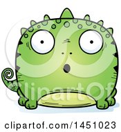Poster, Art Print Of Cartoon Surprised Lizard Character Mascot