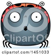 Poster, Art Print Of Cartoon Surprised Ladybug Character Mascot