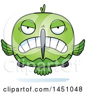 Poster, Art Print Of Cartoon Mad Hummingbird Character Mascot
