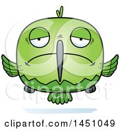 Poster, Art Print Of Cartoon Sad Hummingbird Character Mascot