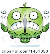 Poster, Art Print Of Cartoon Scared Hummingbird Character Mascot