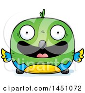 Poster, Art Print Of Cartoon Happy Parrot Bird Character Mascot