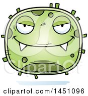 Clipart Graphic Of A Cartoon Evil Germ Character Mascot Royalty Free Vector Illustration by Cory Thoman
