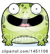 Poster, Art Print Of Cartoon Happy Frog Character Mascot