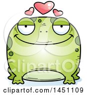 Clipart Graphic Of A Cartoon Loving Frog Character Mascot Royalty Free Vector Illustration