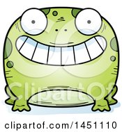 Poster, Art Print Of Cartoon Grinning Frog Character Mascot