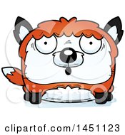 Poster, Art Print Of Cartoon Surprised Fox Character Mascot