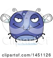 Clipart Graphic Of A Cartoon Evil Fly Character Mascot Royalty Free Vector Illustration