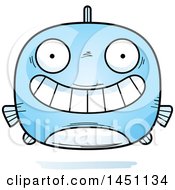 Poster, Art Print Of Cartoon Grinning Fish Character Mascot