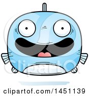 Clipart Graphic Of A Cartoon Happy Fish Character Mascot Royalty Free Vector Illustration