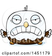 Clipart Graphic Of A Cartoon Mad Bald Eagle Character Mascot Royalty Free Vector Illustration