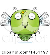 Poster, Art Print Of Cartoon Surprised Dragonfly Character Mascot
