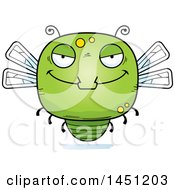 Poster, Art Print Of Cartoon Evil Dragonfly Character Mascot