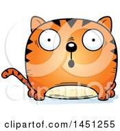 Poster, Art Print Of Cartoon Surprised Tabby Cat Character Mascot