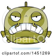 Poster, Art Print Of Cartoon Mad Catfish Character Mascot