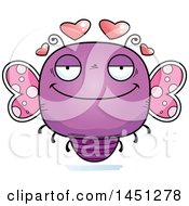 Clipart Graphic Of A Cartoon Loving Butterfly Character Mascot Royalty Free Vector Illustration