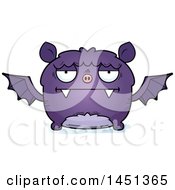 Poster, Art Print Of Cartoon Bored Flying Bat Character Mascot