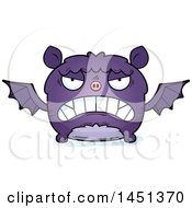 Poster, Art Print Of Cartoon Mad Flying Bat Character Mascot