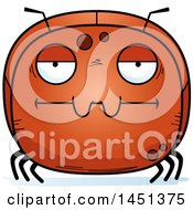 Clipart Graphic Of A Cartoon Bored Ant Character Mascot Royalty Free Vector Illustration