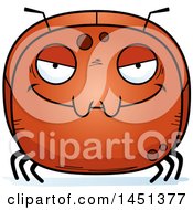Clipart Graphic Of A Cartoon Evil Ant Character Mascot Royalty Free Vector Illustration