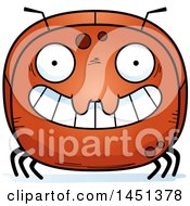 Clipart Graphic Of A Cartoon Grinning Ant Character Mascot Royalty Free Vector Illustration