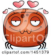 Clipart Graphic Of A Cartoon Loving Ant Character Mascot Royalty Free Vector Illustration