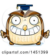 Poster, Art Print Of Cartoon Graduate Owl Character Mascot