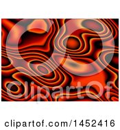 Clipart Of A Fiery Abstract Background Royalty Free Vector Illustration