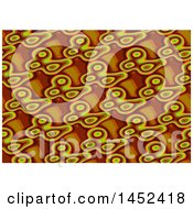 Clipart Of A Patterned Abstract Background Royalty Free Vector Illustration