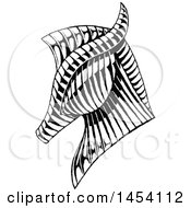Clipart Of A Black And White Sketched Horse Head Royalty Free Vector Illustration