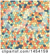 Clipart Graphic Of A Mosaic Background Royalty Free Vector Illustration