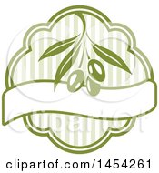 Clipart Graphic Of A Green Olives Design Royalty Free Vector Illustration