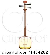 Clipart Graphic Of A Sitar Instrument Royalty Free Vector Illustration by Vector Tradition SM