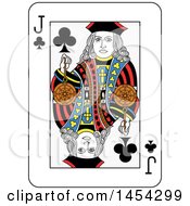 Poster, Art Print Of French Styled Jack Of Clubs Playing Card Design