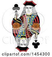 Poster, Art Print Of French Styled Jack Of Clubs Design