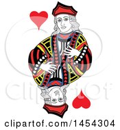Poster, Art Print Of French Styled Jack Of Hearts Design