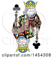 Poster, Art Print Of French Styled King Of Clubs Design