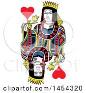 Poster, Art Print Of French Styled Queen Of Hearts Design