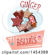 Poster, Art Print Of Ginger Biscuits Cookie Design