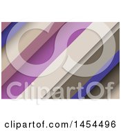 Clipart Graphic Of A Diagonal Stripes Background Or Business Card Design Royalty Free Vector Illustration