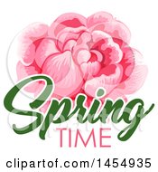 Poster, Art Print Of Pink Rose Spring Time Flower Design Element