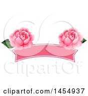 Poster, Art Print Of Pink Rose Flower Design Element