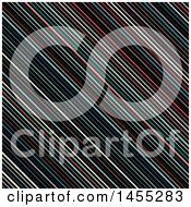 Poster, Art Print Of Background Of Retro Colorful Stripes