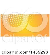 Halftone Dot And Orange Facebook Or Website Banner Design Element