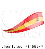 Spanish Flag Banner Design Element